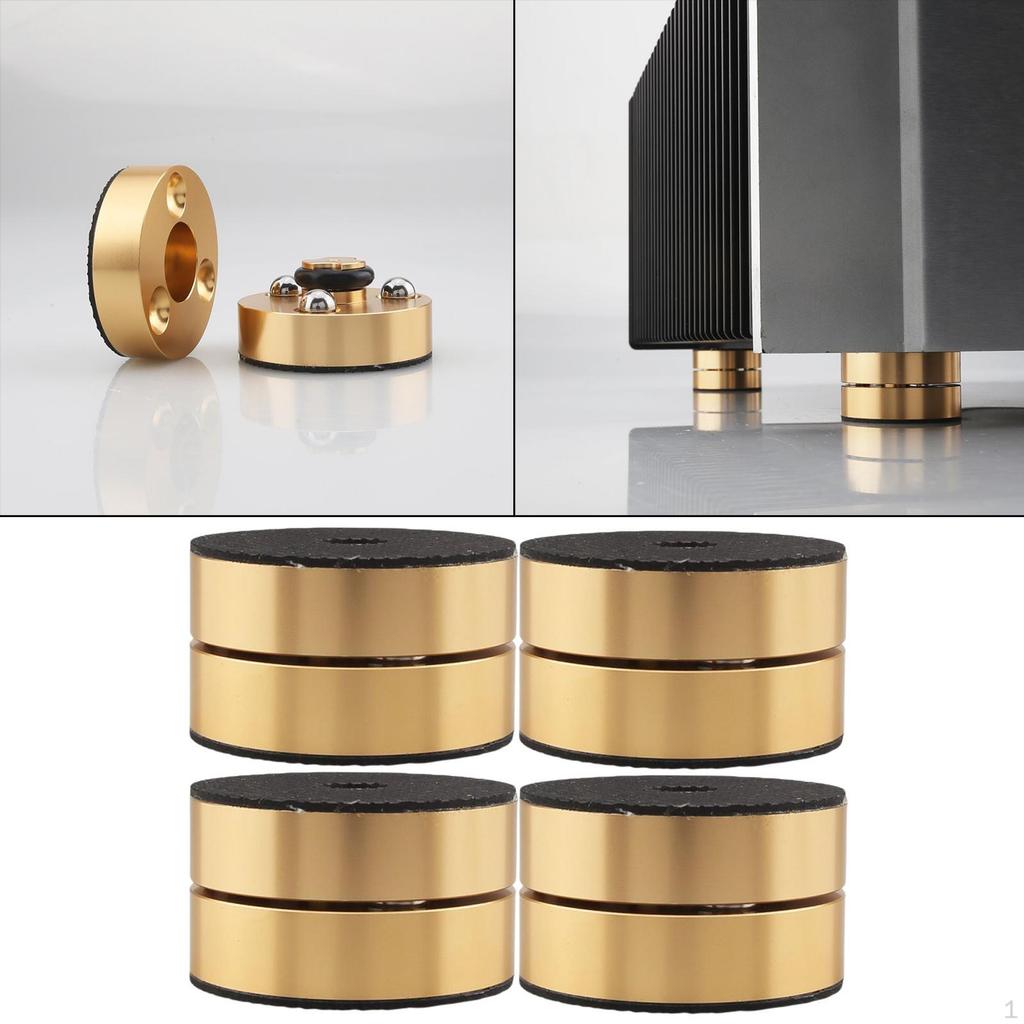 Isolation Base Stand Anti Vibration Feet Pad Absorb Shock Amplifier Pads for Audio Equipment
