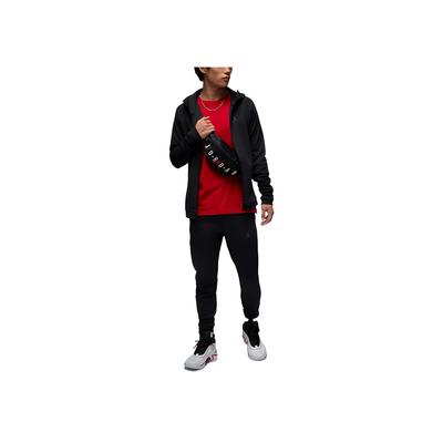 Dri-FIT Düz Logo Fermuarlı Örme Kapüşonlu Erkek Üstler Siyah DV9784-010