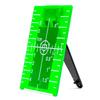 11.5cmx7.4cm Plastic Lase Target Card Plate Inch For Green Red Lase Level For Line Lasers Reflective Magnetic Plate Laser Target