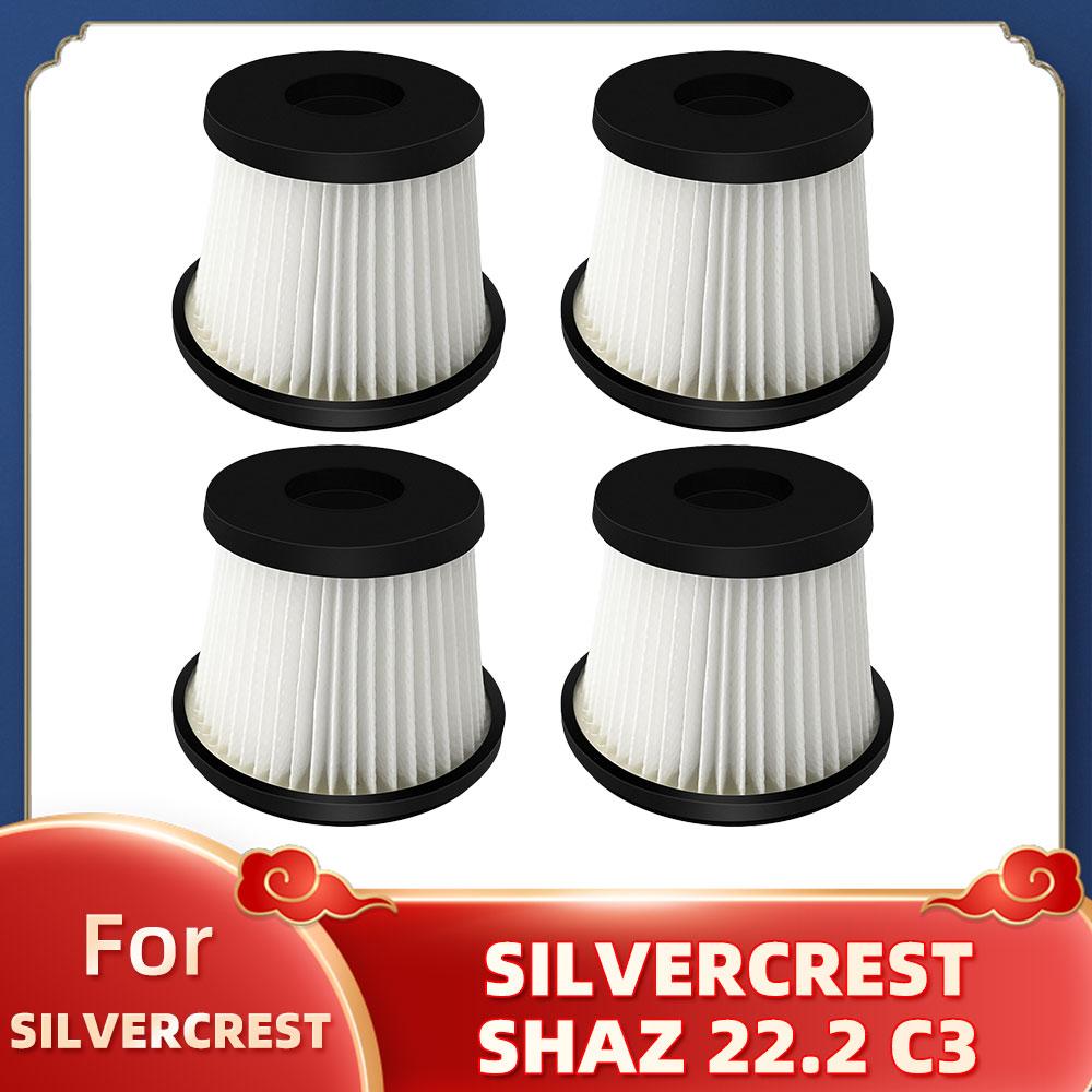 Совместимо для SILVERCREST SHAZ 22.2 C3 Ручной Аккумуляторный Пылесос Замена HEPA Фильтра Запасные Части Аксессуары