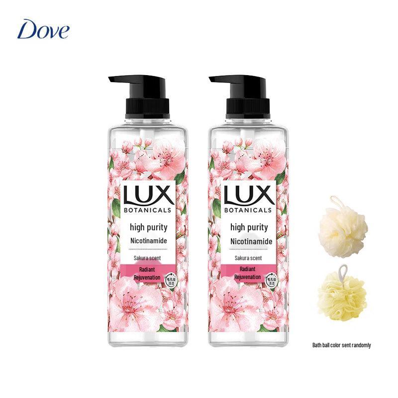LUX Cherry Blossom Scent Whitening Body Wash Duo Pack