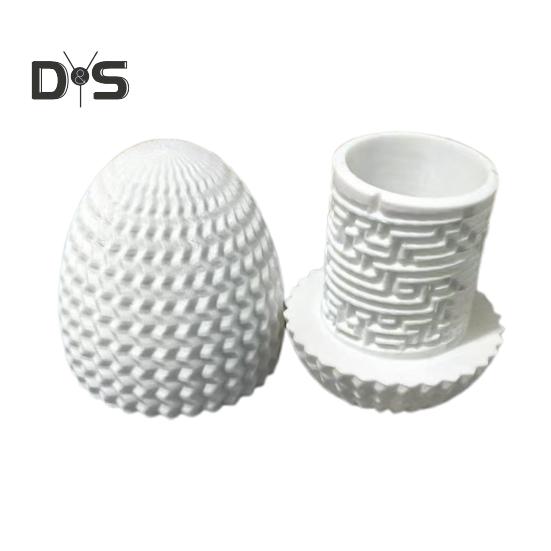 3D Printed Maze Egg Puzzle Box Brain Teaser Maze Egg Storage Box Dragon Egg Fidget Toy for Kids Adults Home Office Desk