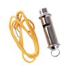 Stainless Steel Whistle Outdoor Emergency Life-saving Whistles Traffic Command Training Sports High-frequency Whistle Referee