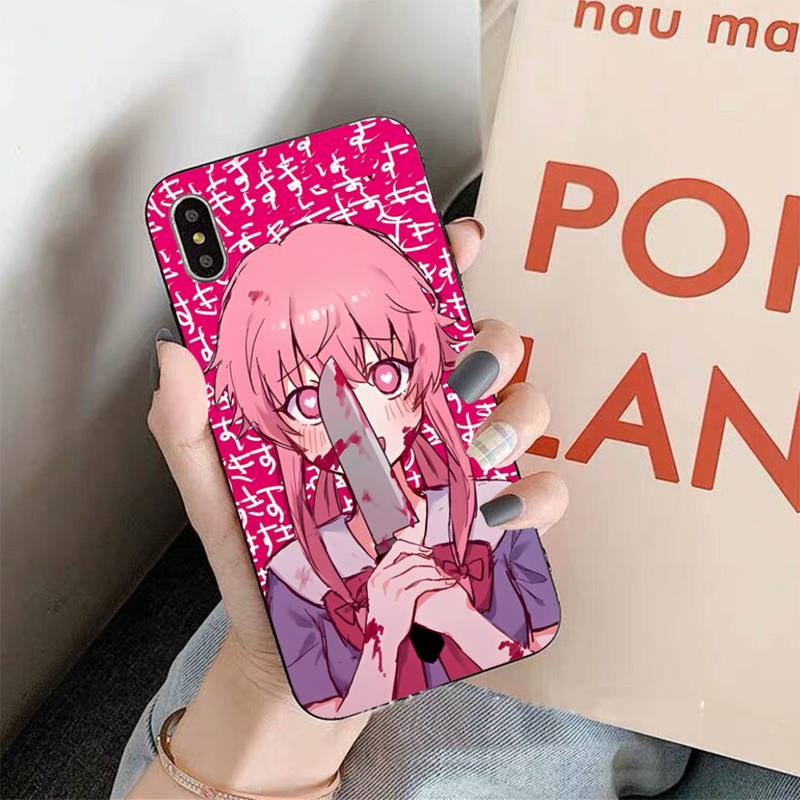 Mirai Nikki Future Diary Phone Case Silicone Soft for Iphone 14 13 12 11 Pro Mini XS MAX 8 7 6 Plus X XS XR Cover
