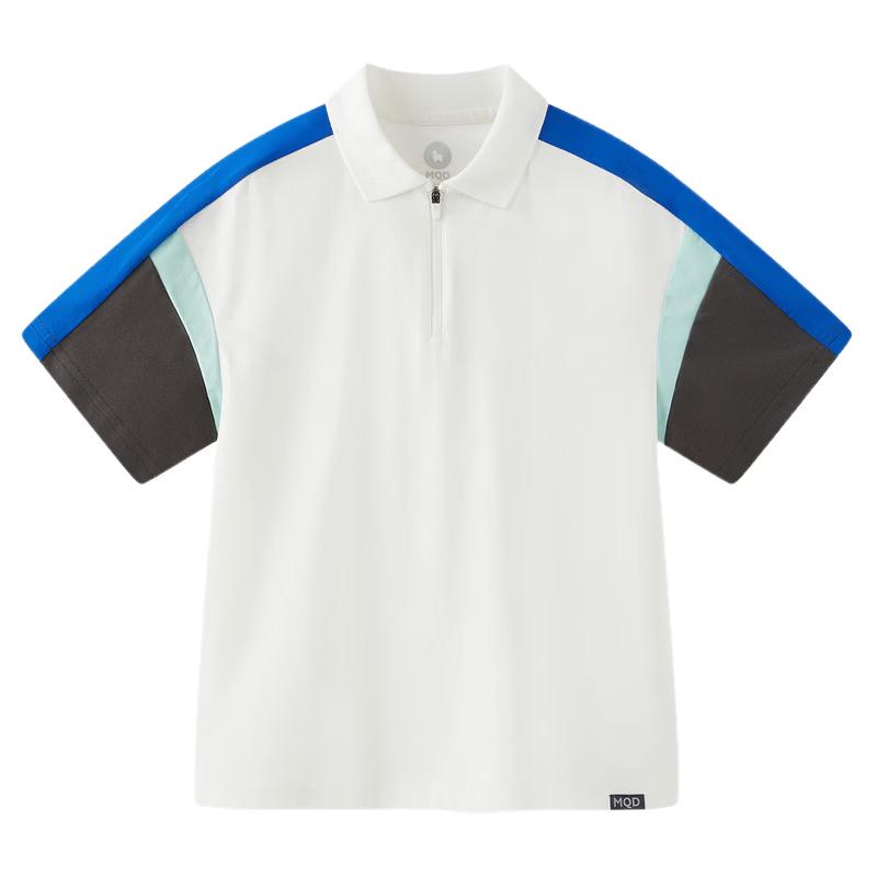 MQD Boys  Cool Touch Antibacterial Short-Sleeved Polo T-Shirt 150cm