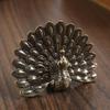 Brass Ornament Solid Retro Peacock Open Screen Office Desktop Small Copper Ware Pure Copper Handicrafts Give Small Gifts