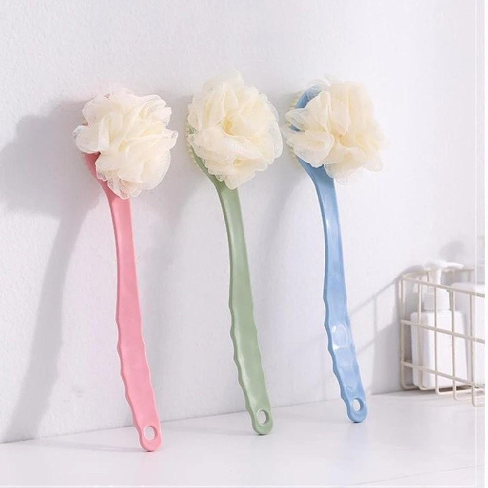 Take Bath Long Handle Bath Brush Soft Bristles Double Sided Bath Ball Back Massage