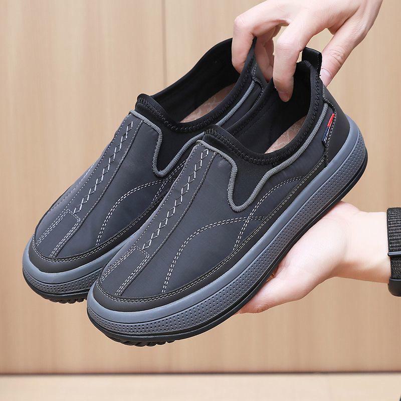 RK Atmungsaktive Freizeitschuhe für Herren mit dicker Sohle für mittleres und älteres Alter – langlebig und bequem zum Gehen und Fahren