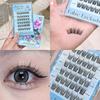 Comic Eye Glue Free Fake Eyelashes Soft Cluster False Lashes Self Adhesive False Eyelashes  Make Up