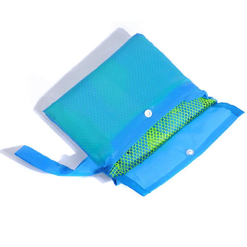 Portable Foldable Mesh Beach Bag for Kids' Sand Toys
