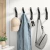 4/5/6/10 Pcs Wall Mounted Coat Hook Heavy Duty Door Hook Universal Towel  Hanging Hook  Wall Mounted