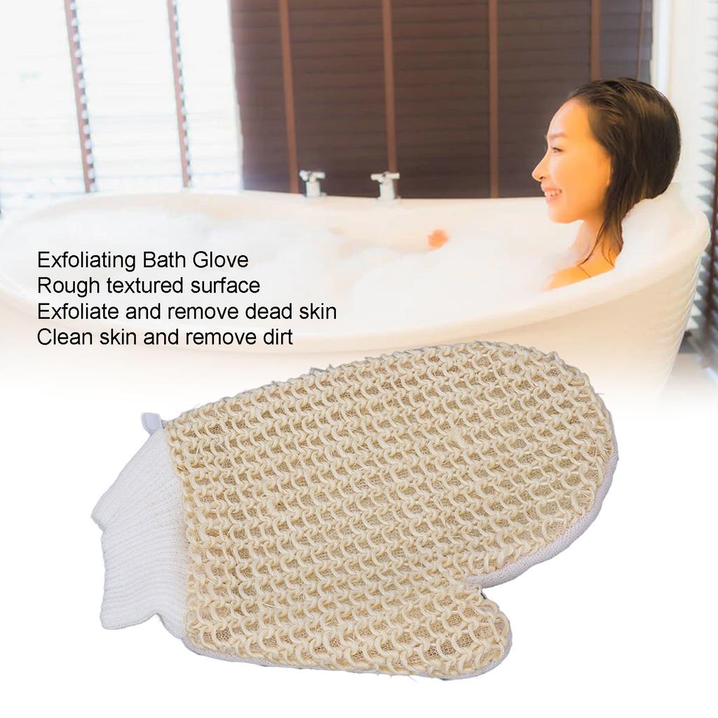 Exfoliating Bath Glove Men Women Home Soft Dead Skin Removal Cleaning Shower Body Scrubber Mitt
