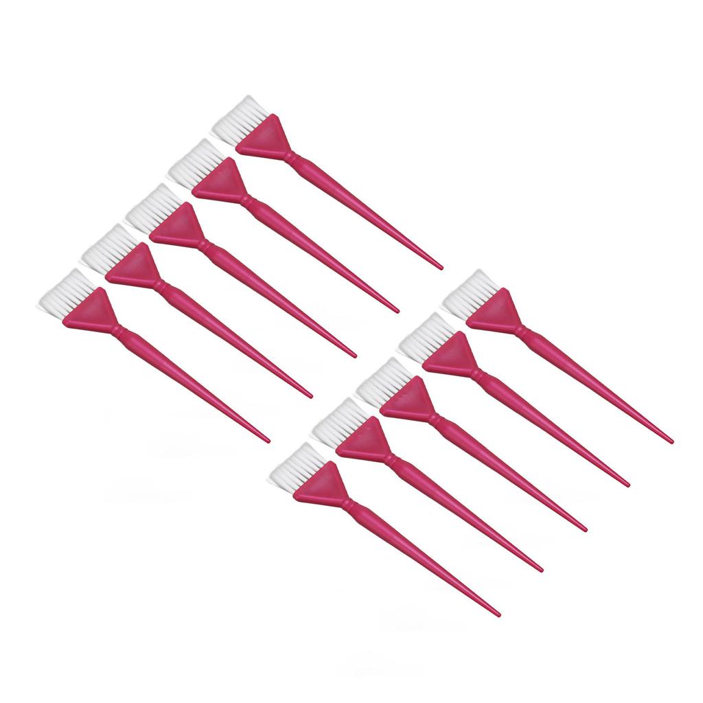 Conjunto de 10 Pincéis para Coloração de Cabelo Cabo Ergonômico Aplicador de Tinta Pincel para Tintura de Cabelo para Salão de Beleza S