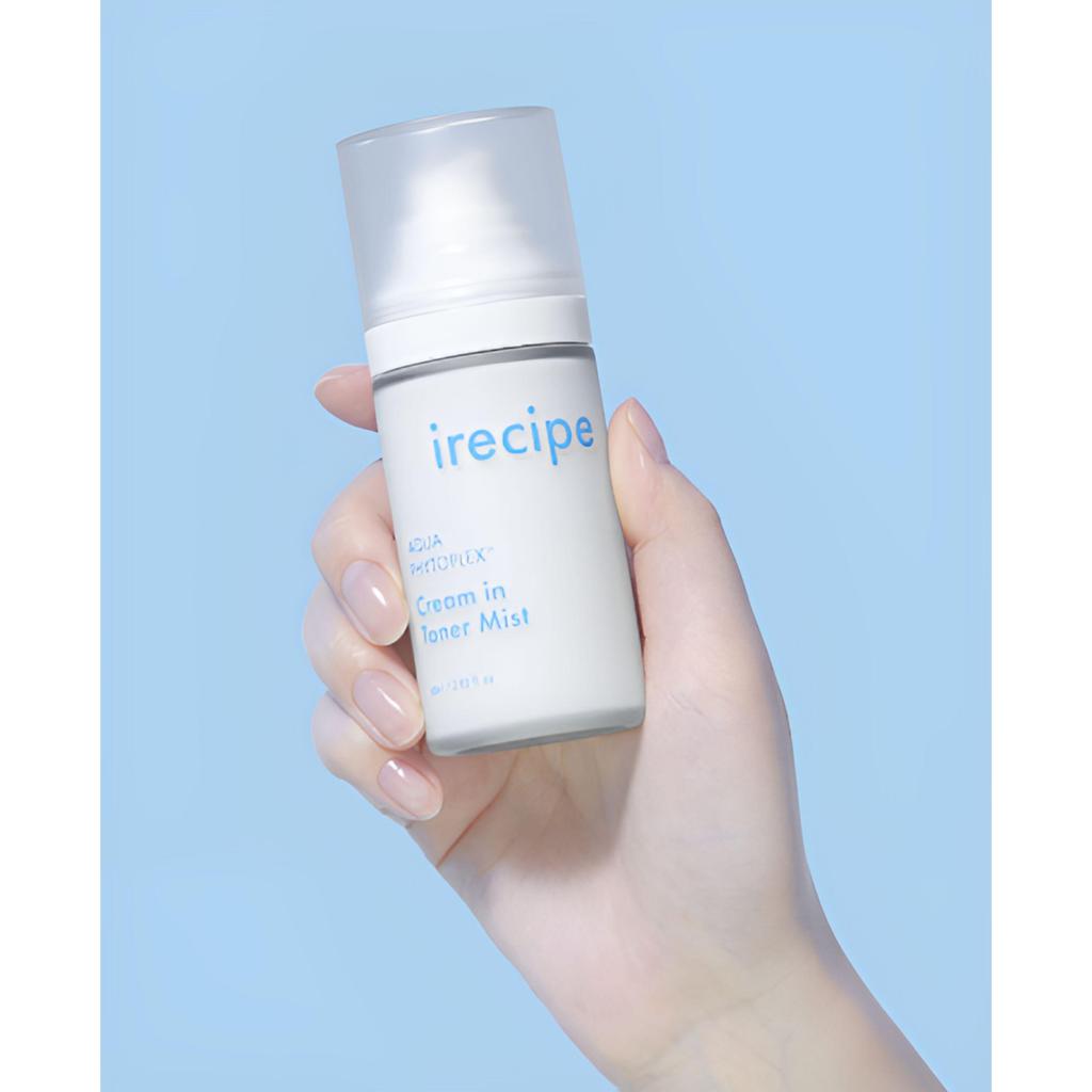 Irecipe Aqua Phyto Plex Cream-in-Toner Mist Set 60ml + 60ml Refill (NMIXX Jiwoo Pick)