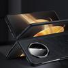 Case for Honor Magic V3, Premium PU Leather Hard PC Protection Cell Phone Case Ultra-Thin Flip Shockproof Protective Cover for Honor Magic V3,Brown