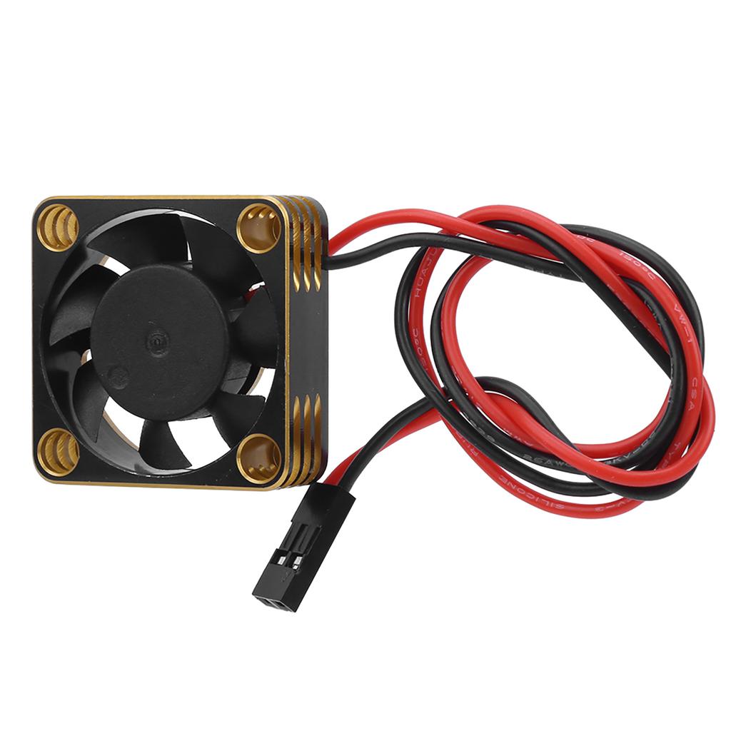 30x30mm Aluminum Cooling Fan 28000RPM Used for RC540 Brushless Motor Accessory PartsGold