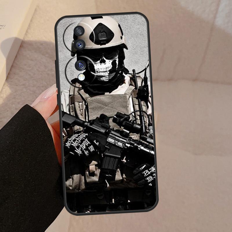 Military Army Special Forces For Honor Magic 7 5 6 8 Pro Case For Honor 200 400 50 70 90 Lite X8b X8c X9a X9b X9c X9d Win
