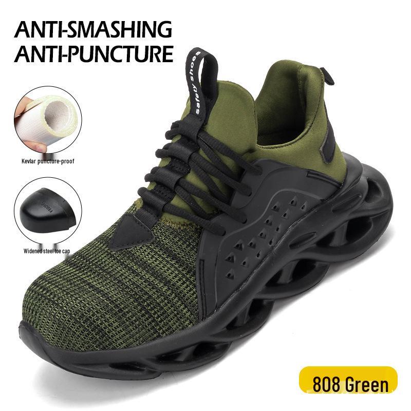 TK Water-Resistant Lightweight Safety Work Boots: Anti-Smash, Anti-Puncture, Comfortable, Wear-Resistant
