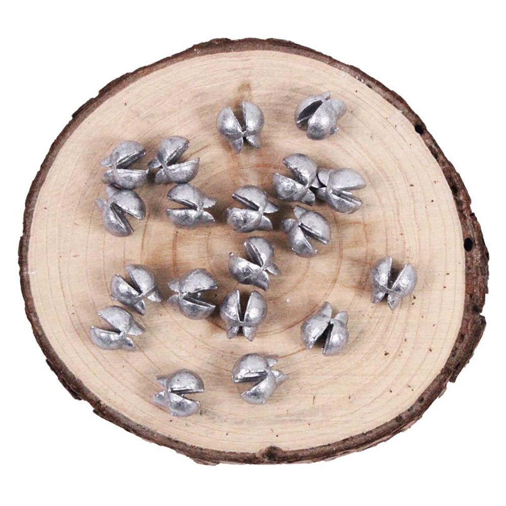 50pcs/ 100pcs Fishing Weights Sinkers, Fishing Egg Weight Round Split Sinker Fishing Tackle Sinker Set, Fishing Split Sinkers Kit For Fisherman Fishin