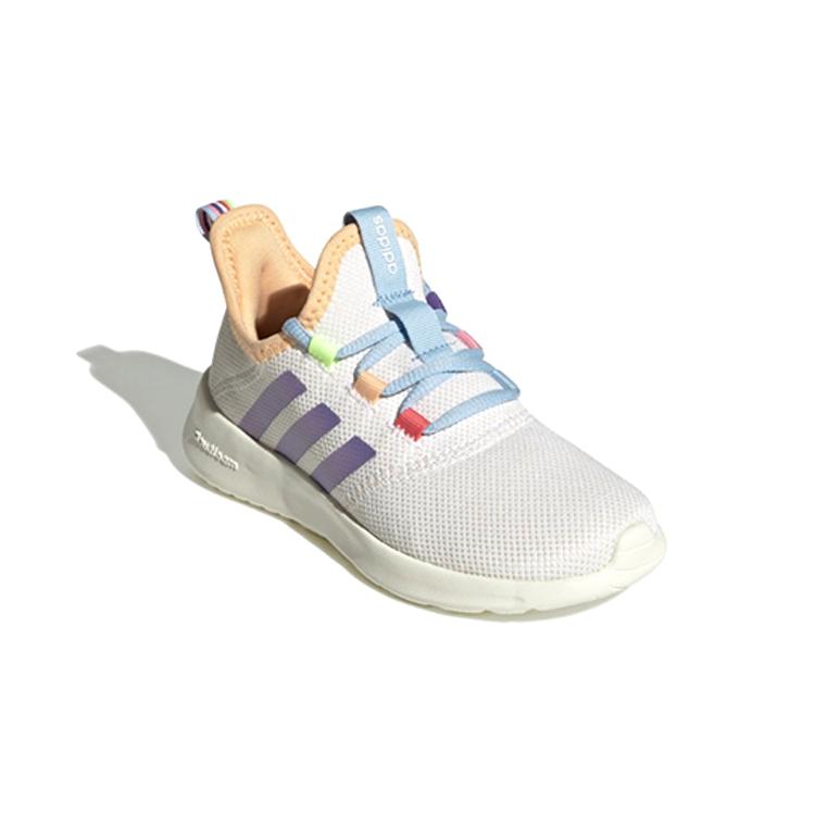 adidas Cloudfoam Pure 2.0 Slip Resistant Cushioning Slip Resistant Cushioning Mid Top Running Shoes White Purple Blue GY1931