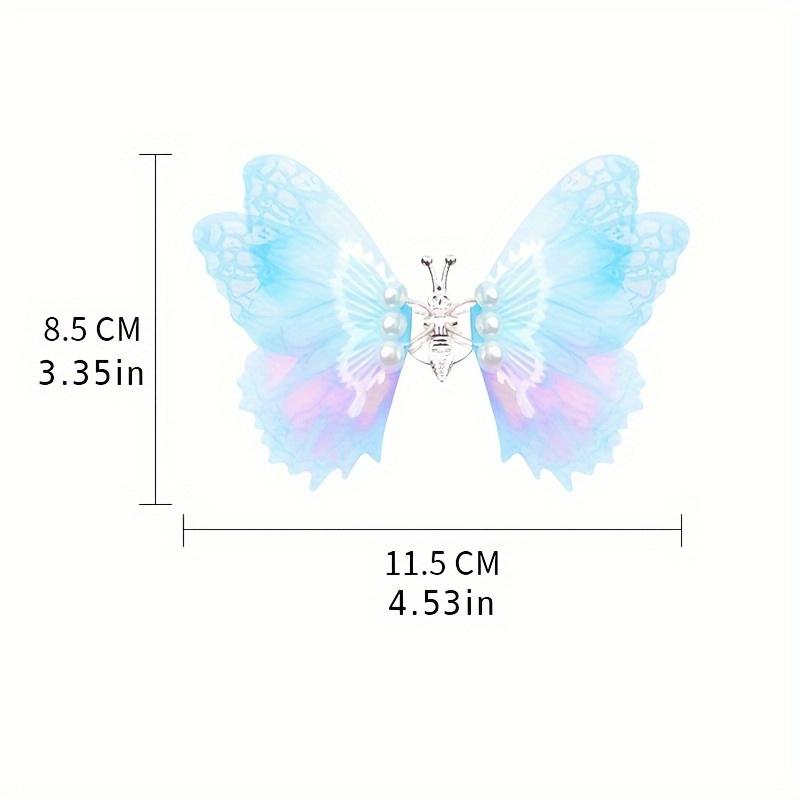 3Pcs 3D Dynamic Butterfly Car Interior Decoration Auto Dashboard Vent Clip Ornaments For Woman Man Gift Car Accessories Supplies