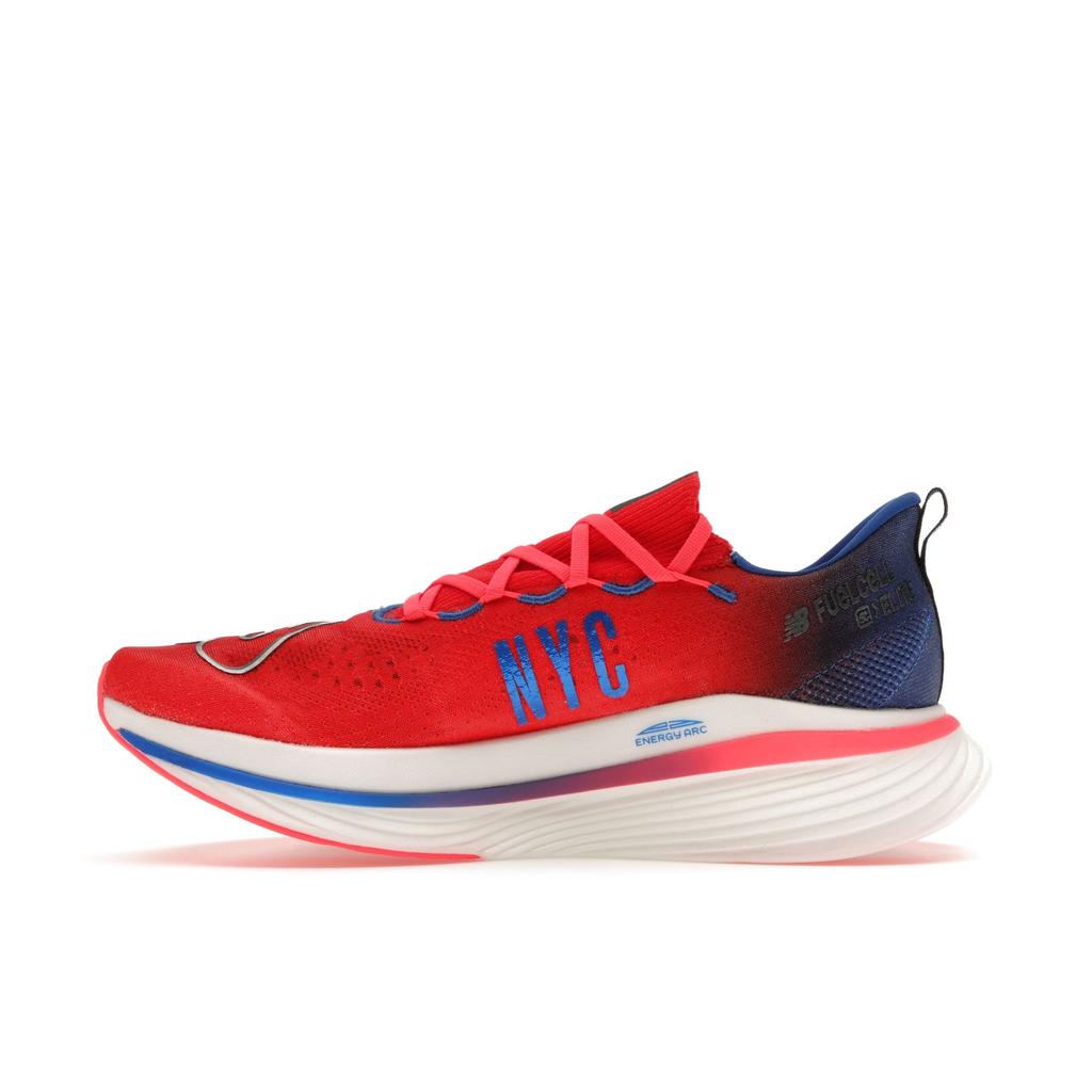 New Balance FuelCell SuperComp Elite V3 TCS NYC Marathon 2022 Men Sneakers Red Electric-Red Cobalt MRCELNY3