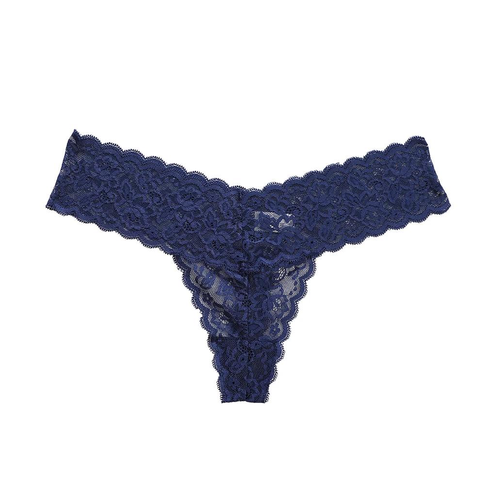 Lace Thong Women Lace Low Waist Panties Sexy Transparent Underwear Ladies Briefs Lingere Panty Underware Womens Lingerie
