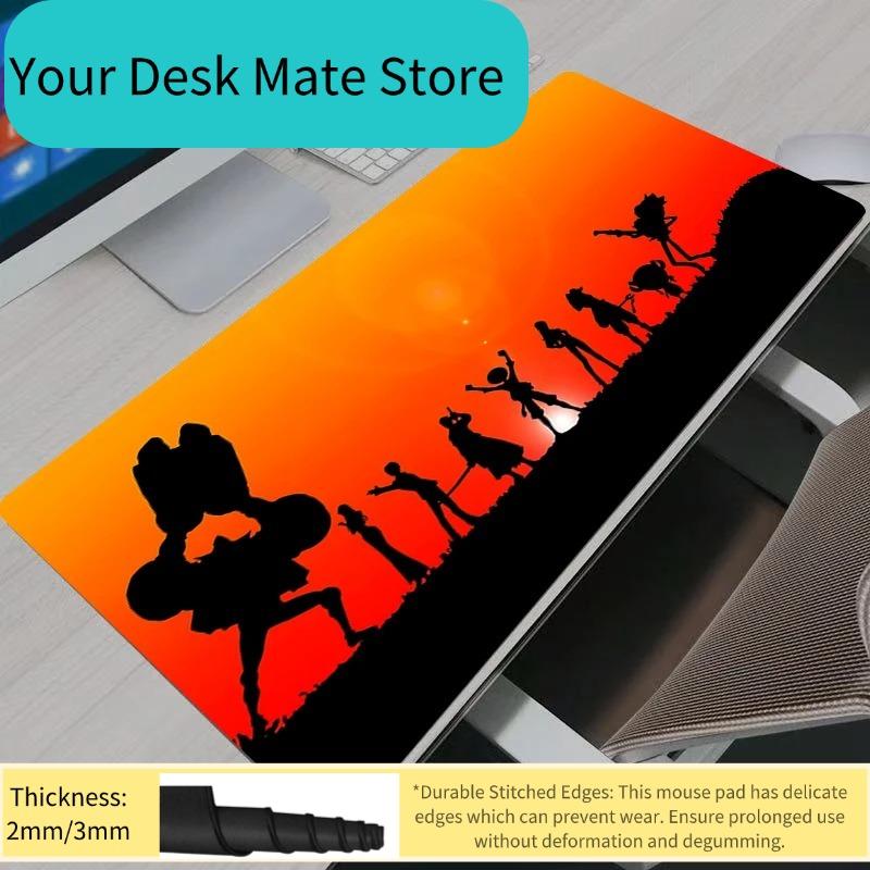 Japan Anime One Piece Mouse Pad Gamer Large Keyboard NonSlip Rubber Computer Carpet Desk Mat PC Gamer MousePad Youth Gifts