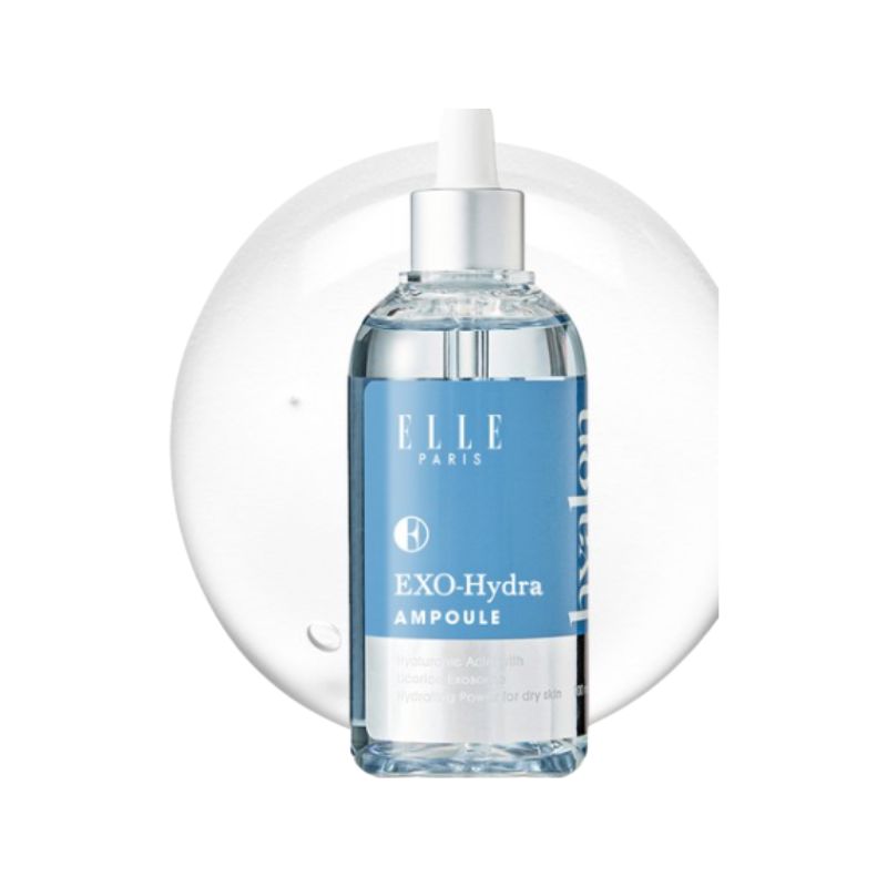 ELLE PARIS EXO Hydra Moisture Ampoule Deep Hydration Hyaluronic Facial Serum 100ml 1