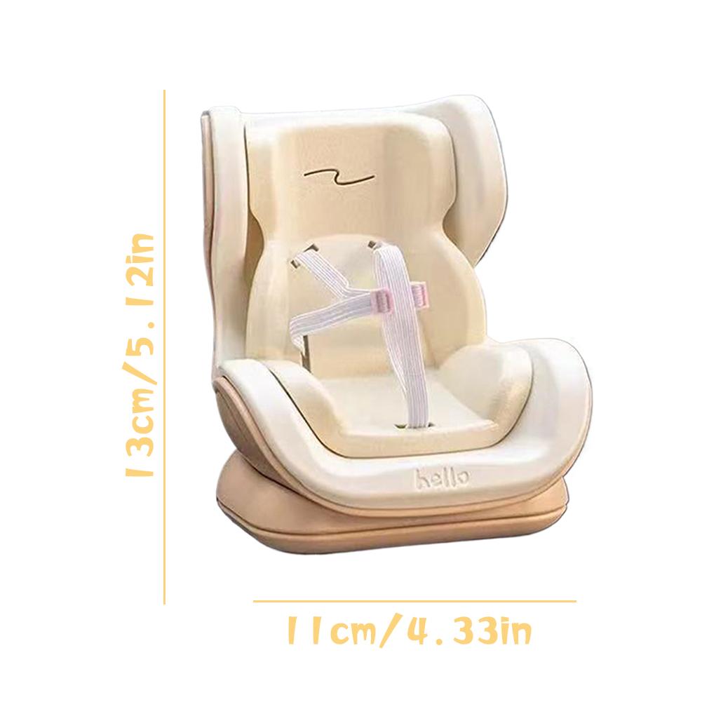 For Labubu Car Doll Safety Seat Cartoon Chair Model for Car Kawaii Ob11 Doll Seat Outlet Decor Car Interior Styling Accessories