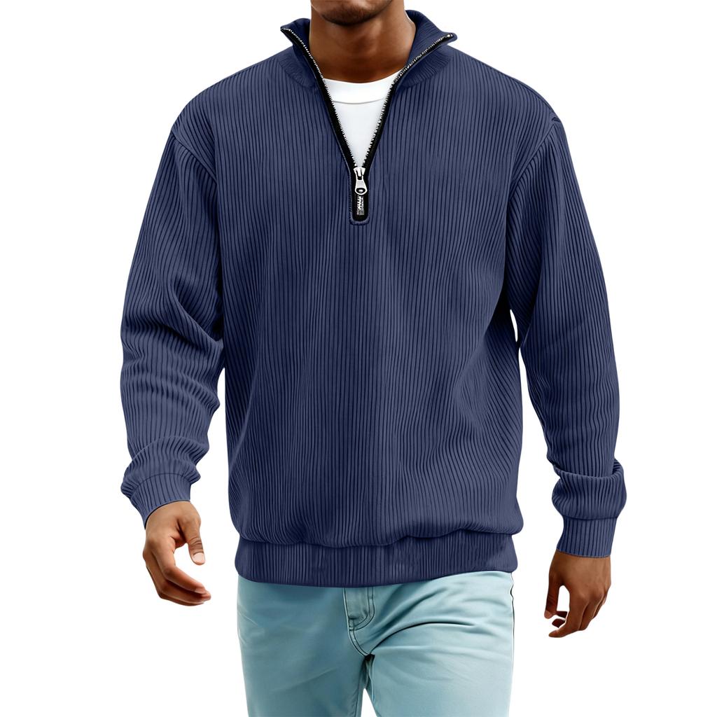 Herren 1/4-Zip Kapuzensweatshirt
