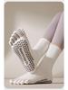 Women's Anti-Odor Five-Toe Yoga Mid-Calf Socks for Autumn/Winter | Anti-Slip Toe-Separating Socks for Sports, Dance, and Pilates