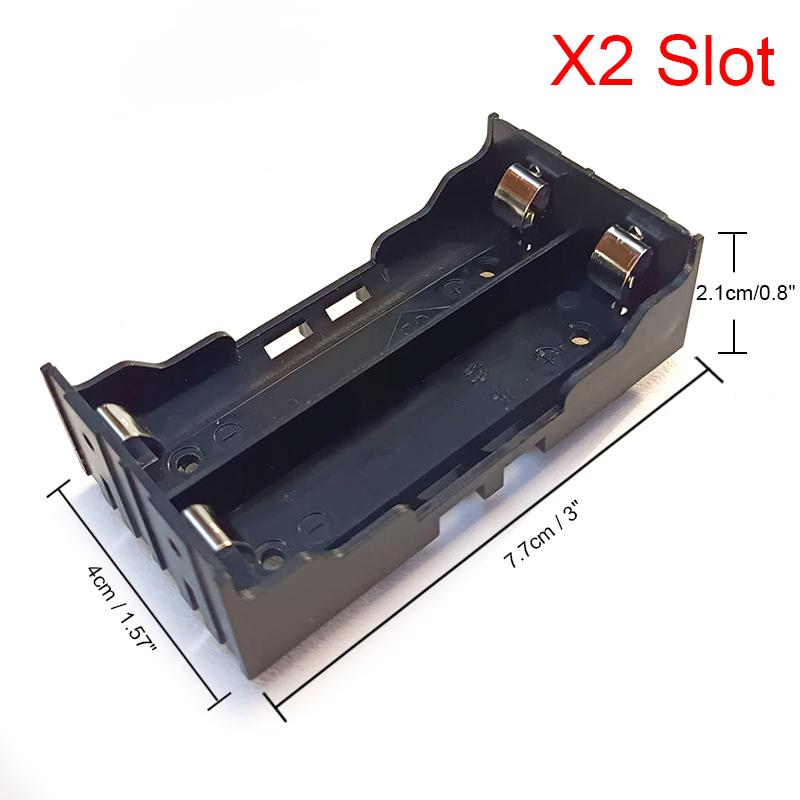 18650 Power Bank Cases DIY Battery Storage Case 18650 Power Container 1X 2X 3X 4X 18650 Battery Storage Box Case With Wire Lead