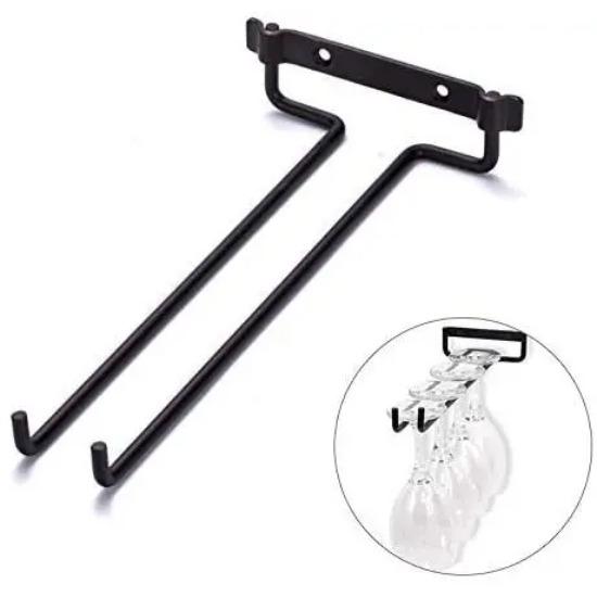 

Подстаканник однорядный перевернутый подвесной держатель для бокалов для вина высокая стойка для хранения чашек полка для бара из нержавеющей стали кухонный органайзер для бара