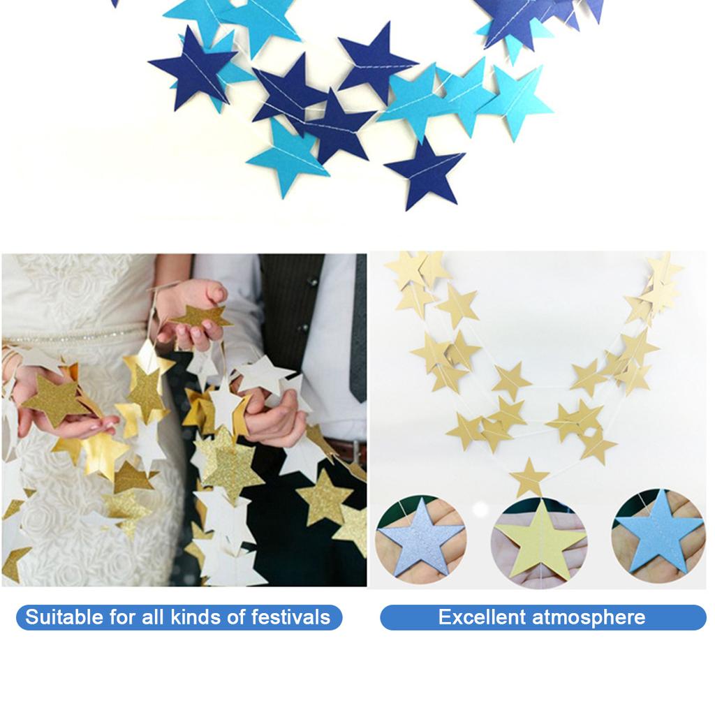 Wiszące Gwiazdki Wycięcia Konfetti Mała Ozdoba Plakatowa Dekoracja na Imprezę Kreatywna Ozdoba Domowa Świąteczne Akcesoria do Aktywności