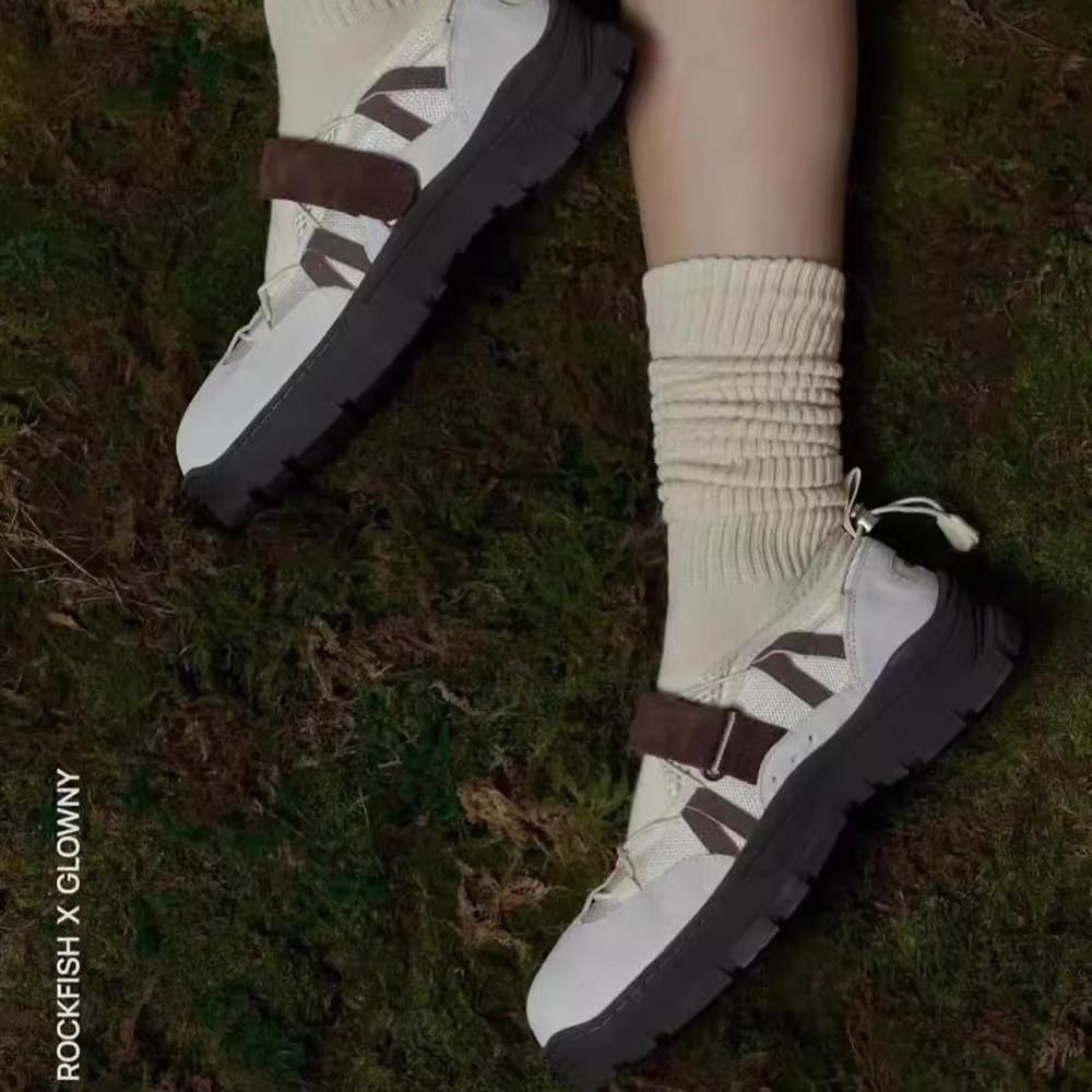 Cowhide Version~ Retro Niche Functional Style Mary Jane Shoes Women's Genuine Leather Inner Height Increase Platform Ballet Sneakers Women