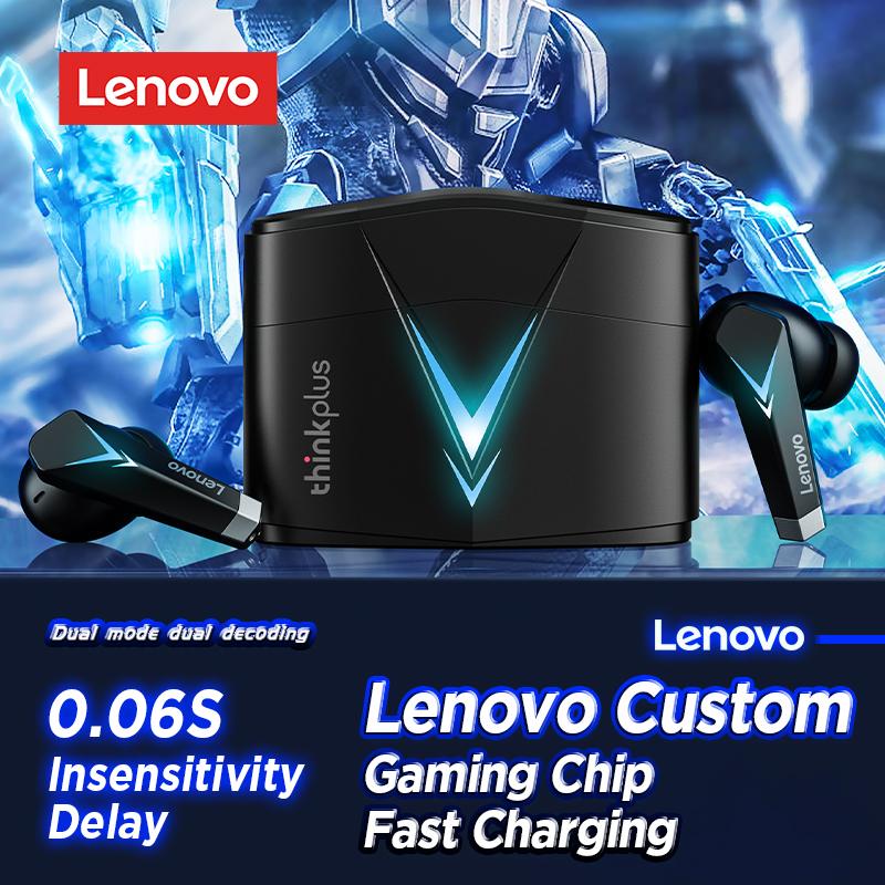 Nya Lenovo LP6 TWS spelhörlurar Nya trådlösa Buletooth-hörlurar med brusreducering Dual Mode Headset för e-sportspel Musik