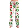 Womens Pajama Pants Sleepwear Casual Drawstring Elastic Waist Pants Comfy Straight Yoga Loose Trousers