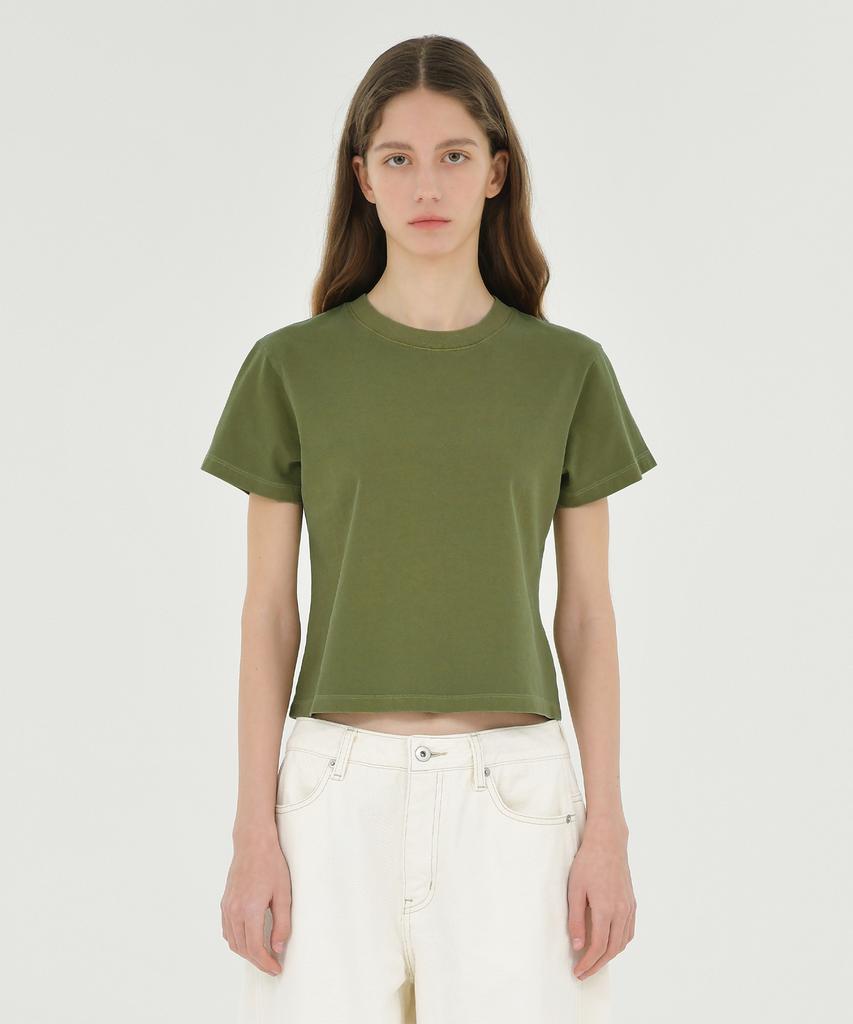 Beulaunyadeu W Washed Baby T-Shirt, Washed Olive
