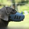Rhinoceros shaped, medium to large dog mouth cover, pet dog mouth cover, silicone pet mouth cover, anti bite, anti barking, anti eating