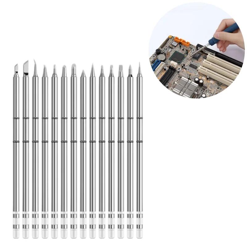 T12 Soldering Iron tips Replacement Various models of Tip Electric Soldering Iron Tip T12- D4 D52 J02 JS02 BC3 CF4 KF KL