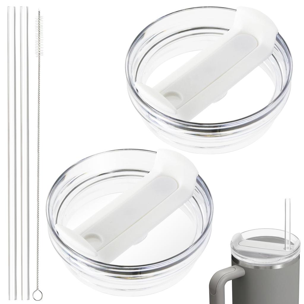 40oz Cup Lid Ice Resistant Cup Lid Silicone Cup Lid Car Cup Lid Automotive Cup Lid Clear White