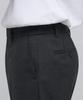 MUSINSA STANDARD Wool Semi-Wide Hidden Elastic Waist Slacks [Charcoal Gray]