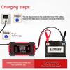 Battery Repair Lcd Display 6A 12V Intelligent Car Battery Charger Car And Motorcycle Battery Charging Unit Lead-Acid
