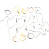 Gold Stainless Steel Hypoallergenic Earring Hooks Fish Earwire Earrings Clasps Earring Wires For Jewelry Making