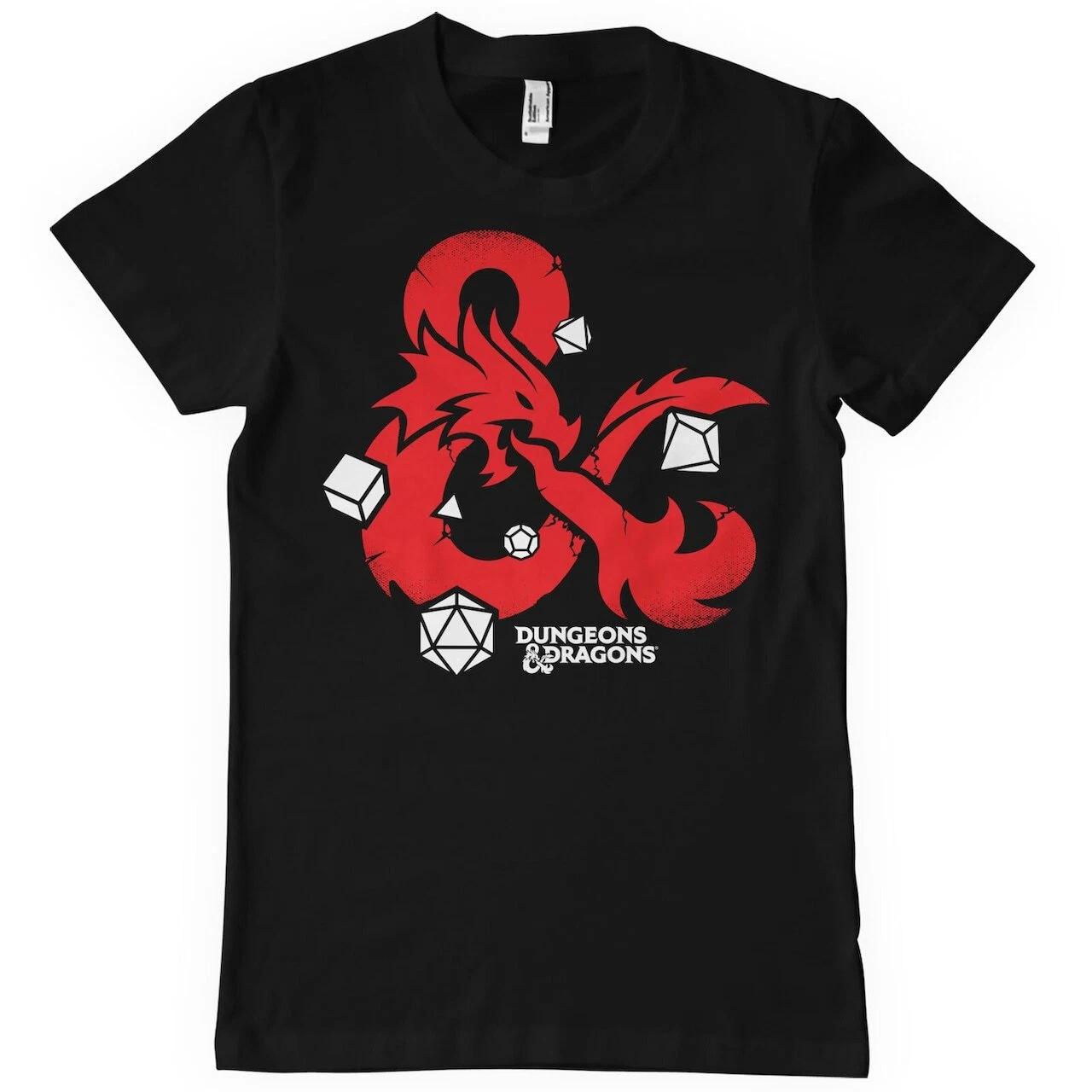 Officially Licensed Dungeons & Dragons - D&D Dices Men S T-Shirt S-XXL Sizes S
