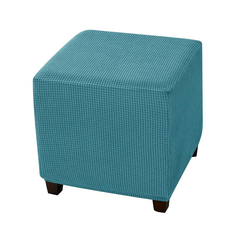 1 Stück Unifarben S Hockerbezug Stretch Klavierhockerbezug Rechteck El Bett Hockerbezug Möbelschutz Überzug Esszimmer