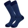 5 Pairs Mens Dress Socks Stripe Plus Size, High Quality Combed Cotton Crew Socks, Business Cool Breathable Casual Socks for Men