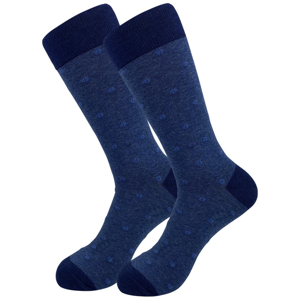 5 Pairs Mens Dress Socks Stripe Plus Size, High Quality Combed Cotton Crew Socks, Business Cool Breathable Casual Socks for Men