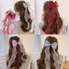 Lystrfac New Style Lace Bow Long Ribbon Hairpin for Women Wild Cute Girl Hairclips Fashion Braid Hairgrips Hair Accessories